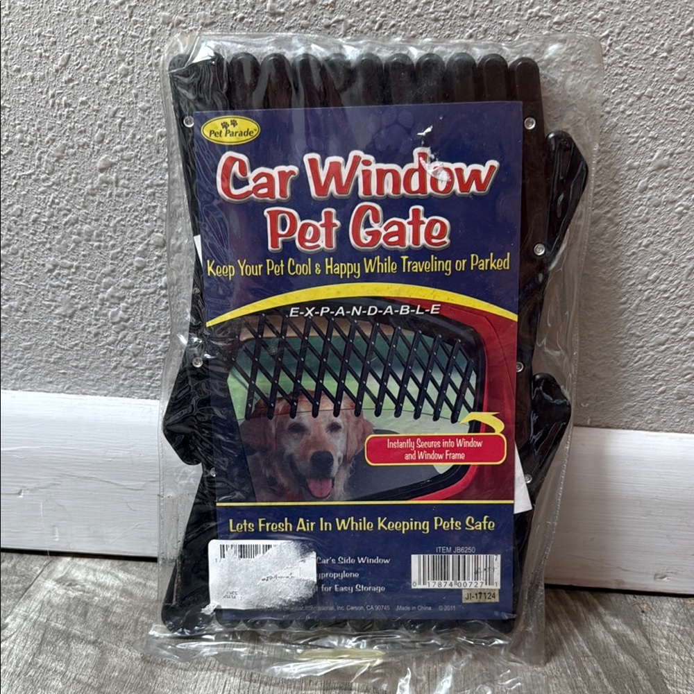 New Pet Parade Car Window Pet Gate